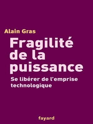 cover image of Fragilité de la puissance